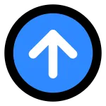 Arrow Circle Up SVG Icon